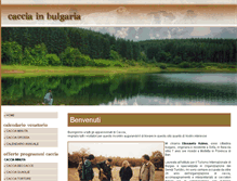 Tablet Screenshot of cacciainbulgaria.com